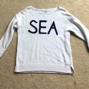 Loft “Sea” Sweater